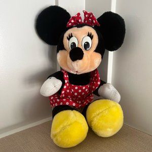 Vintage Minnie Mouse Disneyland Disneyworld Parks Plush 12"